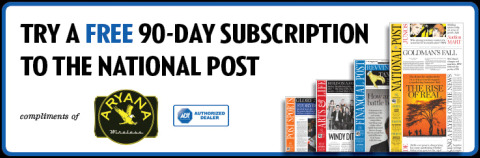 Canadian Freebies: Free 30 or 90 Day Subscription To The National Post