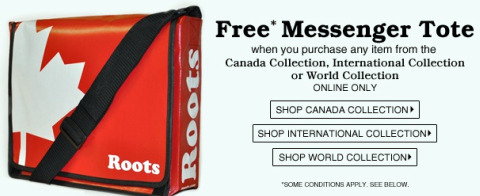 Roots Canada: Free Roots Messenger Bag With Purchase | BargainMoose