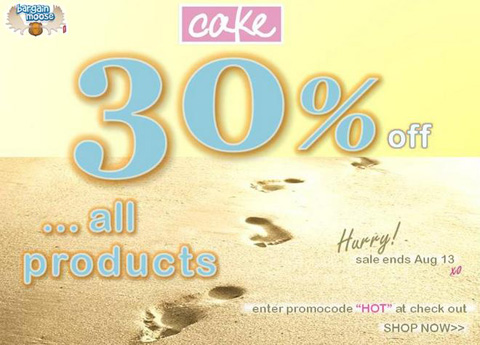 Cake Beauty 30% Off Coupon Code