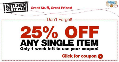 Kitchen Stuff Plus 25% Off Printable Coupon (ON)