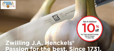 Kitchen Stuff Plus 10% Off Henckels Printable Coupon