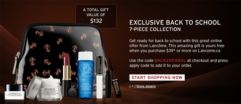 Lancome Canada Promotion Code