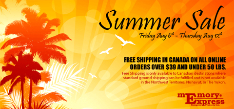 Memory-Express Memory Express Canada Summer Sale