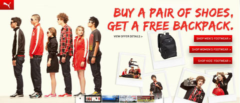 Puma Canada Online Free Gift With Shoe Purchase