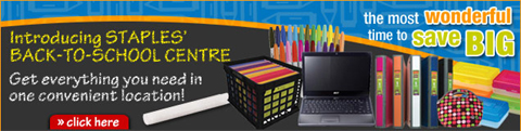 Staples Back To School Shop