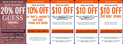 The Shoe Company: Shoe and Handbag Printable Coupons + Codes