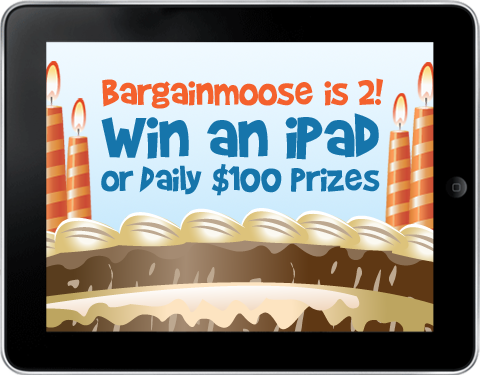 Win An iPad Or Daily $100 Prizes In Bargainmooses HUGE 2nd Birthday Party!