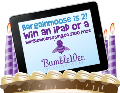 bumblewee Win An iPad Or Bumbleweenursing $100 Gift Voucher (Bargainmoose 2nd Birthday)