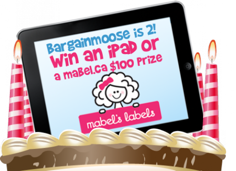 mabels Win An iPad Or Mabels Labels $100 Gift (Bargainmoose 2nd Birthday)