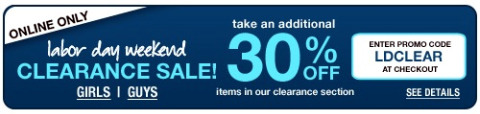 Aeropostale Aeropostale: Extra 30% Off Clearance Coupon Code