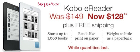 Chapters Chapters Indigo: Kobo Reader on Sale $21 Off