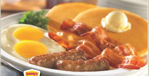 Dennys Dennys Rewards Club: Free Burger and Fries