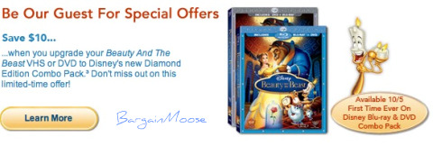 Disney Rewards: $10 Coupon for Beauty and The Beast