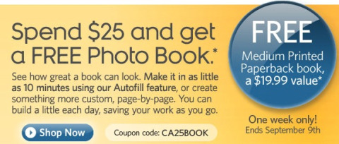 KodakGallery.ca: Free Photo Book with Purchase Coupon Code