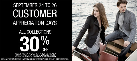 Mexx.ca: Customer Appreciation Days 30% Off