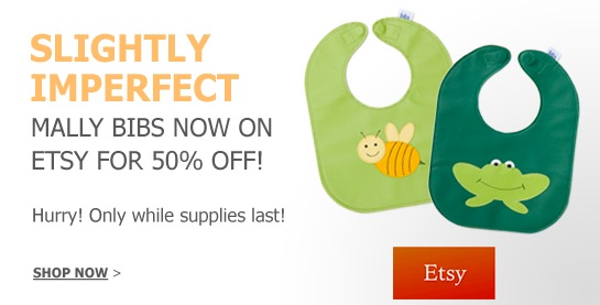 Mally Designs: 50% Off Slightly Imperfect Leather Bibs