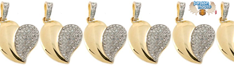 Focalprice 4GB Crystal Heart USB Flash Drive For $11.83 @ Focalprice