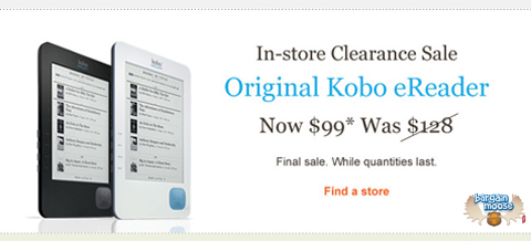 Original Kobo eReader $99 In Store @ Chapters 