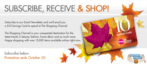 Shopping-CHannel The Shopping Channel: Free $10 Gift Cards