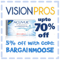Get an extra 5% discount @ Visionpros.ca with coupon code BARGAINMOOSE Get an extra 5% discount @ Visionpros.ca with coupon code BARGAINMOOSE