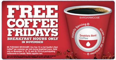Burger King: Free Coffee Fridays