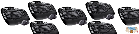 Logitech Cordless Desktop Wave Pro Keyboard/Mouse Combo For $59.97