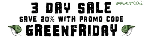 GREENFRIDAY Green Friday 20% off Coupon Code
