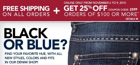 Penningtons Penningtons: 25% Off + Free Shipping