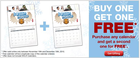 Photolab.ca Buy 1 Get 1 Free Photo Calendars