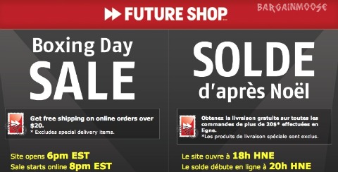 Future Shop: Boxing Day Online Sale