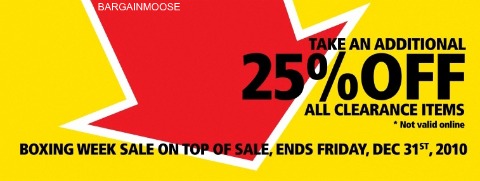 Marks Marks Work Wearhouse: Boxing Week Sale Extra 25% Off Clearance