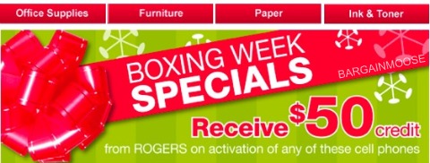 Office Depot: Boxing Week Specials + $15 off $75 Coupon