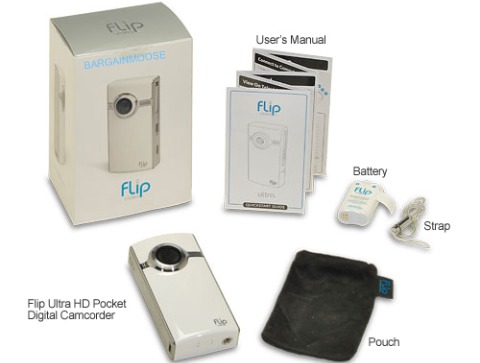 TigerDirect.ca: Flip Ultra HD 120min Pocket Digital Camcorder $79.99 ($75 Off) 