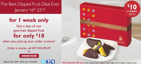 Edible Edible Arrangements: $10 Box of Dipped Fruit (Reg. $25)