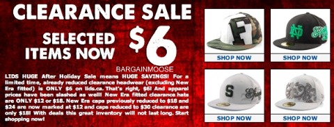 Lids Lids.ca: Clearance Sale Low as $6!