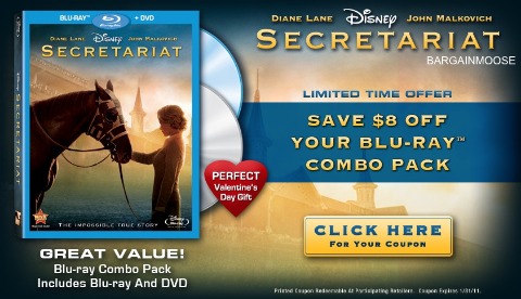 Disney Rewards: $8 Off Secretariat Printable Coupon