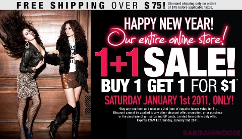 UrbanPlanet Urban Planet: BOGO $1 Entire Store (Jan 1)