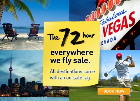 WestJet WestJet: 72 Hour Sale