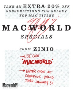 Zinio Digital Magazine Coupon Code: Save 20% Off Select Mac Titles Photo Zinio Digital Magazine Coupon Code: Save 20% Off Select Mac Titles