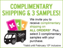 Kiehls Canada: Free Shipping And 3 Free Samples