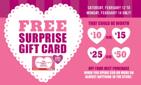 Shoppers Drug Mart: Surprise Gift Card With $50 Purchase Photo Shoppers Drug Mart: Surprise Gift Card With $50 Purchase