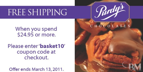 Purdys Purdys: Free Shipping Coupon Code
