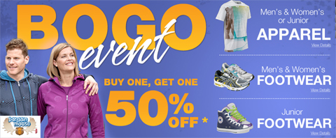 Sportchek Sportchek Canada BOGO 50% Event