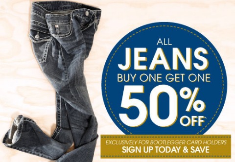 Bootlegger Jeans: BOGO 50% Off Photo Bootlegger Jeans: BOGO 50% Off