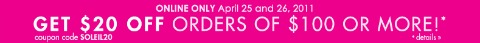 Addition Elle & Penningtons Canada: Save $20 Off Orders of $100 Or More