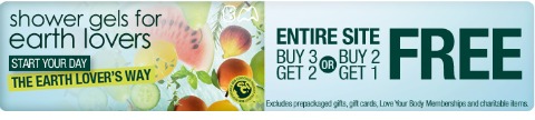 TheBodyShop The Body Shop Canada: Buy 3 Get 2 Free, Buy 2 Get 1 Free