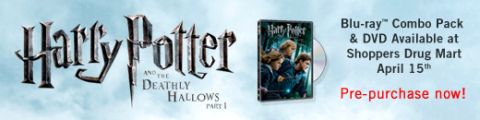 Shoppers Drug Mart: Save $5 On Harry Potter And The Deathly Hollows Part 1