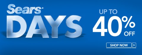 Sears Days: Save Up To 40% Photo Sears Days: Save Up To 40%