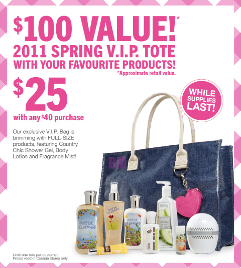 Bath & Body Works: Spring VIP Tote