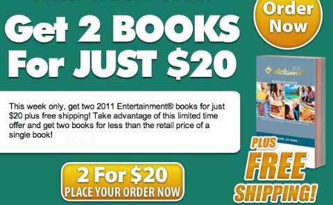 EntertainmentBook Entertainment Book: 2 for $20